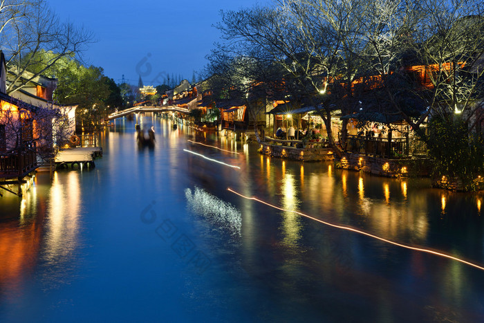 乌镇的夜景