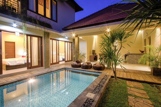 热带泳池别墅.
