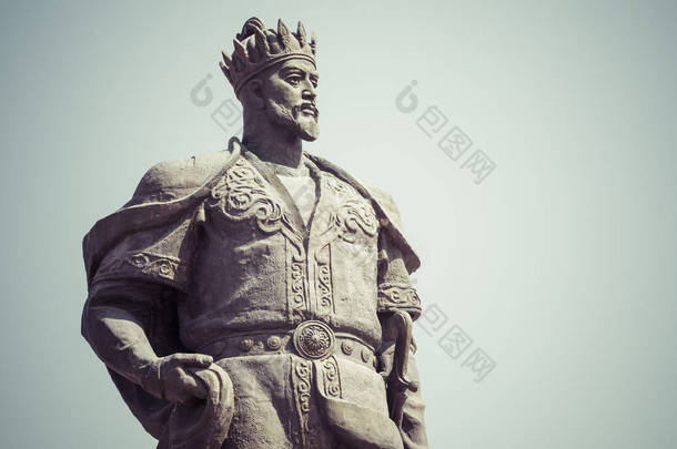 乌兹别克斯坦 Shahrisabz Turco-蒙古征服者埃米尔<strong>木</strong>帖的纪念碑.