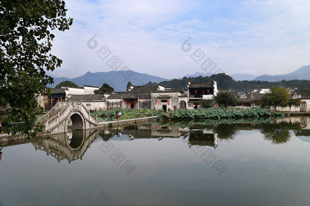 宏村，安徽省，中国