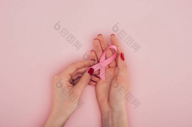 手与乳房癌<strong>认识</strong>丝带