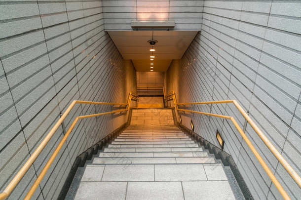 楼梯位于地下大厅或地铁, 低<strong>光速</strong>快门