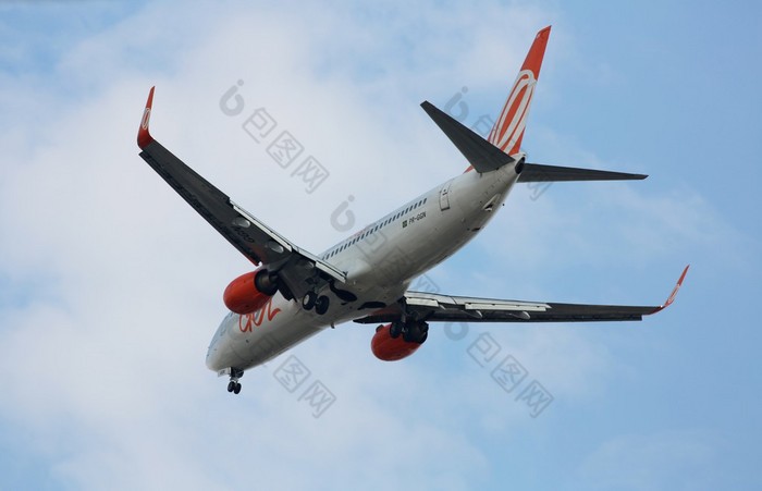 Airplane Flying in São Paulo Brazil