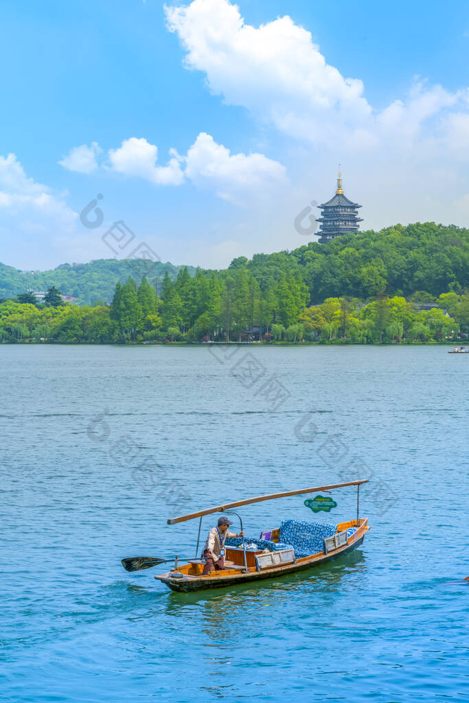 杭州西湖美丽的风景