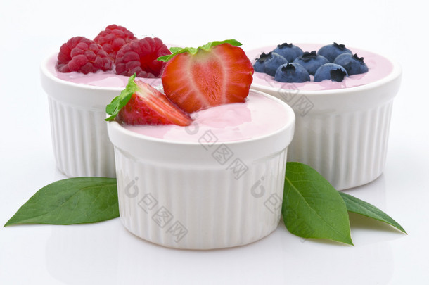 酸奶和水果