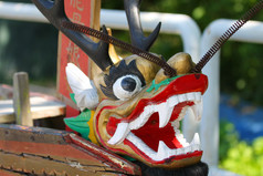 在中国文化中的龙的船头