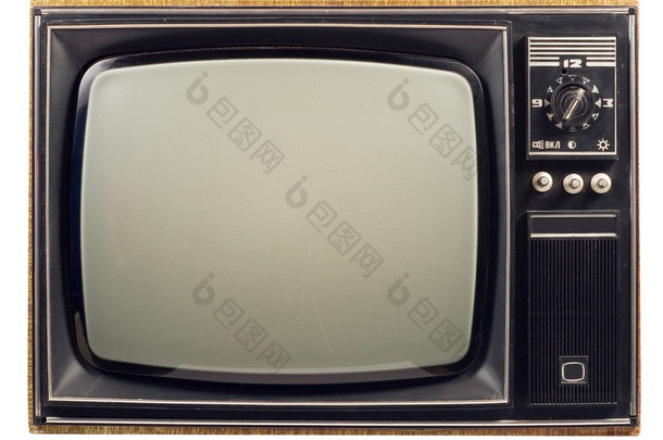 旧的老式电视