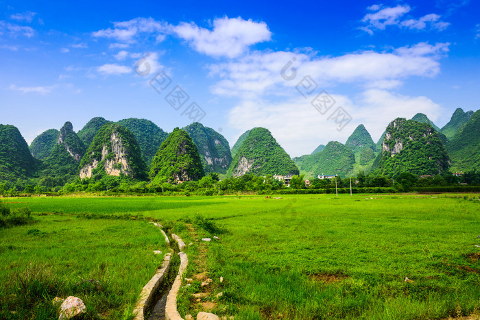 中国桂林山水甲天下 山水风景