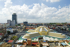 柬埔寨金边 psar 特梅中央市场