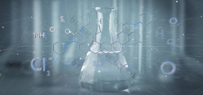 3d. 在医学背景下分离出的分子结构