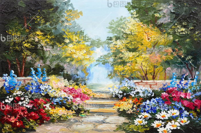 印象派風 風景画 油彩画 模写 印象派風 風景画 油彩画 模写