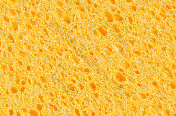 黄色海绵表面