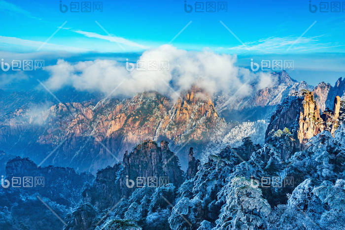 金陵 黃山全景圖 金陵 黃山全景圖