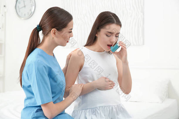 孕妇使用吸入器