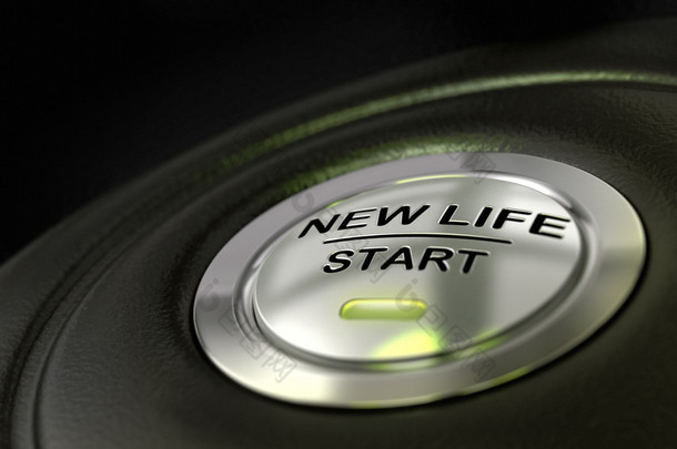 新的生活开始按钮