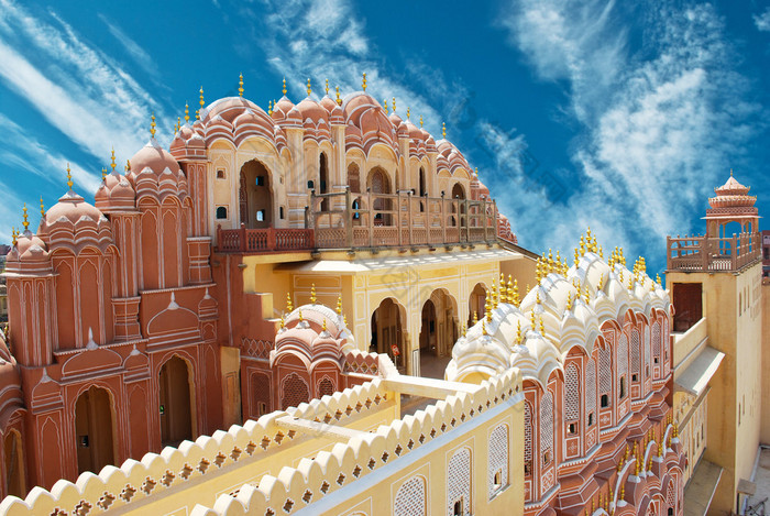 哈瓦玛哈尔宫殿的风斋浦尔拉贾斯坦邦印度