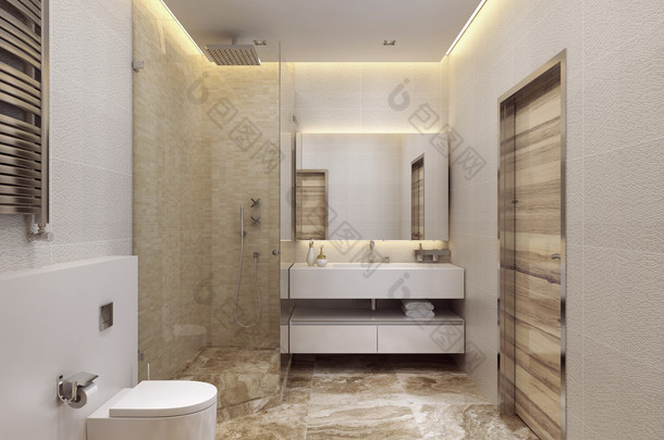 浴室现代风格 