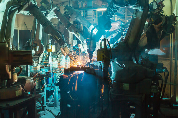 机器人焊接工业