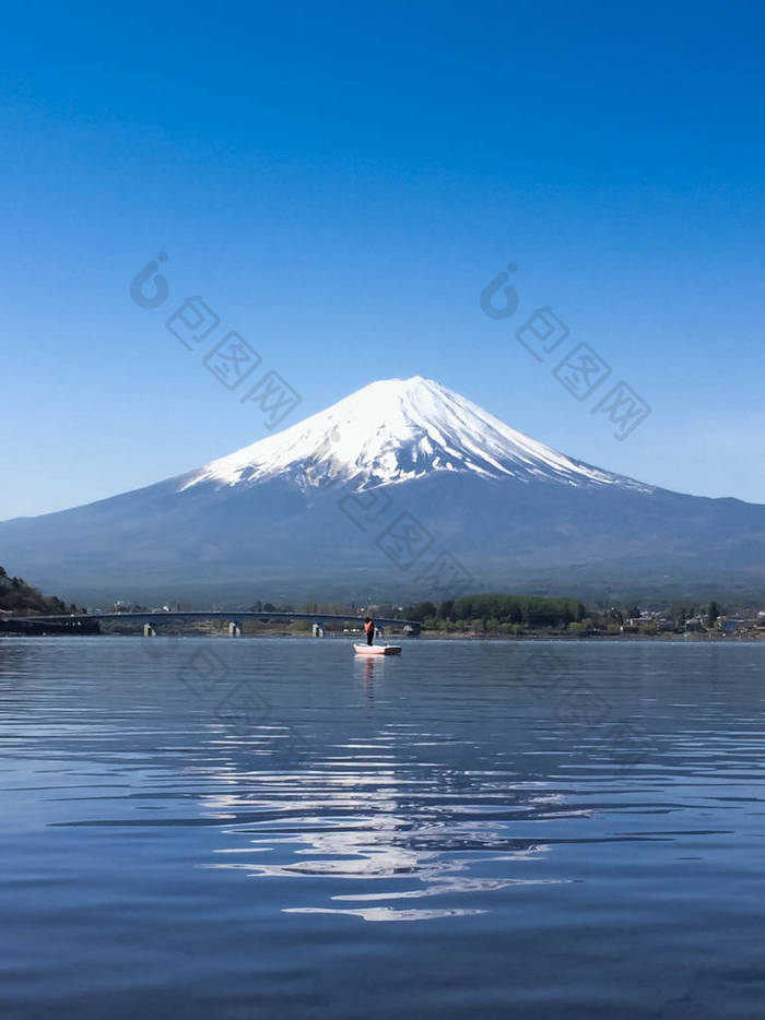 河口湖湖山梨日本富士山