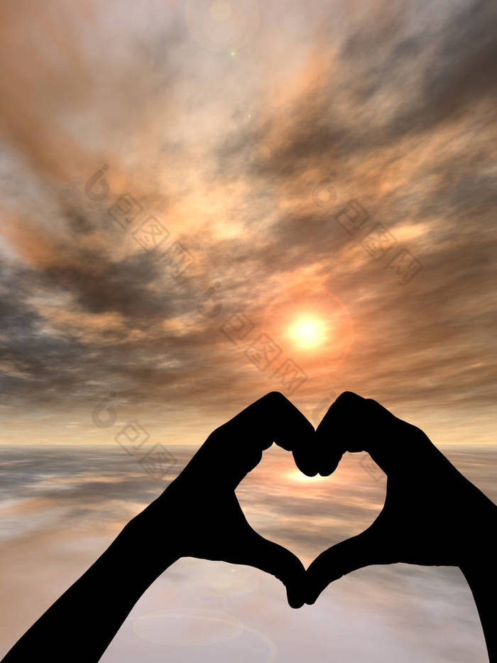 心的形状三维图图片-包图网企业站