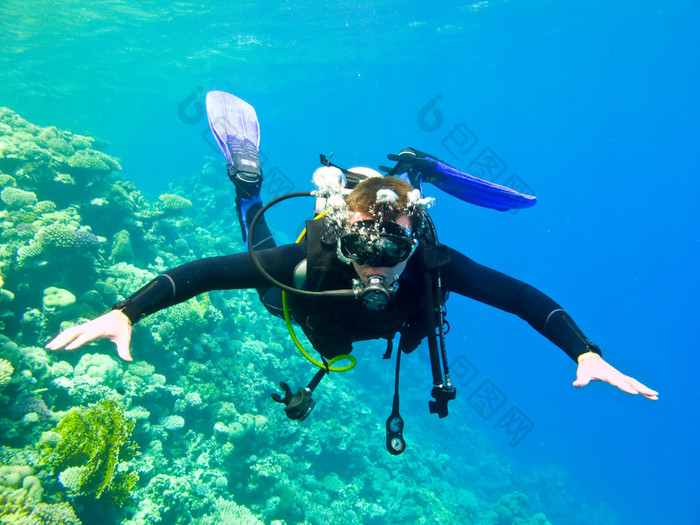 Scuba潜水员