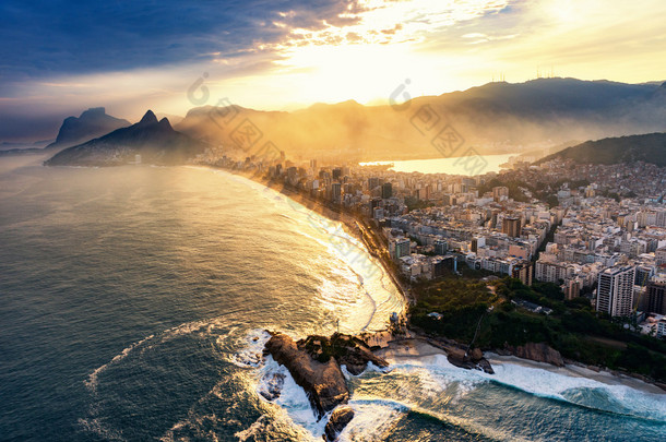 在里约热内卢的日落