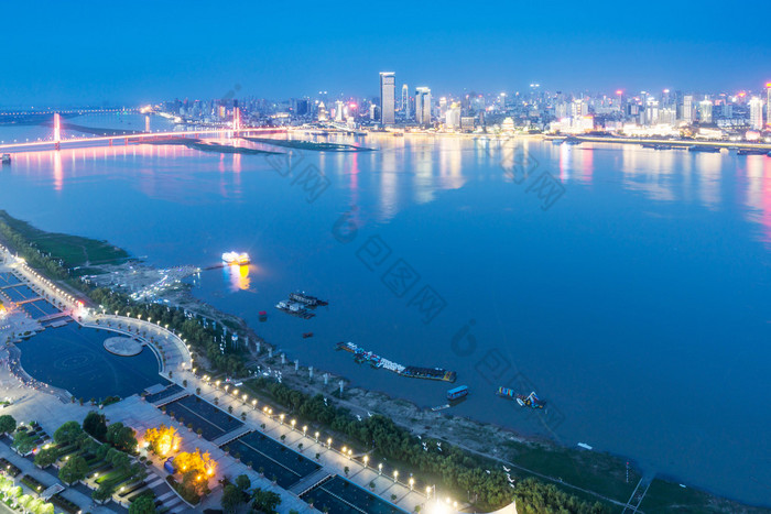 Beautiful cityscape at Nanchang China