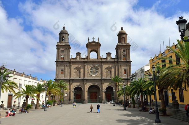 大教堂的圣安娜，德大加那利岛拉斯帕尔马斯