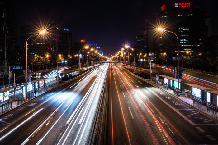 晚上路图片-包图网企业站