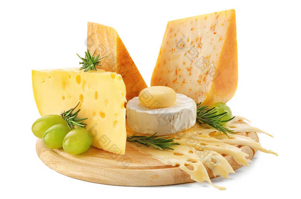 木板与美味的奶酪
