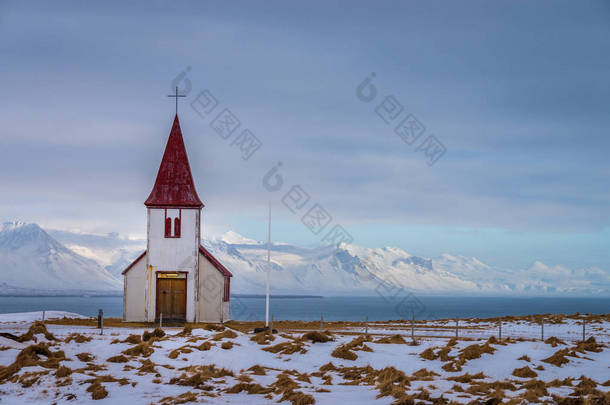 古老的教堂，在冰岛 Snaefellsnes 半岛