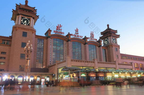 北京列车站中国