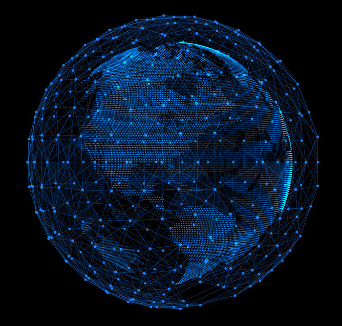 数字地球电信网络的互联网