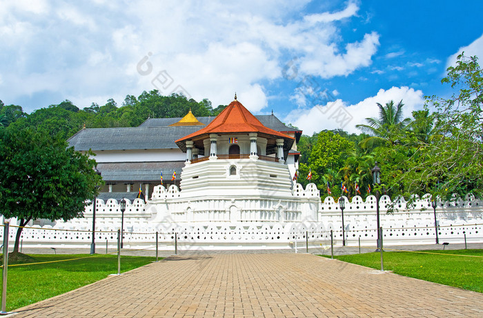 斯里兰卡神圣牙舍利寺寺庙