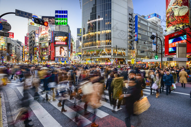 涩谷过境Shibuya διέλευσης