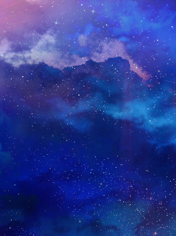 晚上天空的星星背景-包图企业站