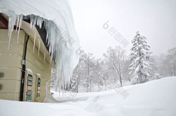 雪覆盖放假回家