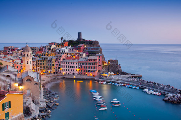 vernazza，cinque terre，意大利