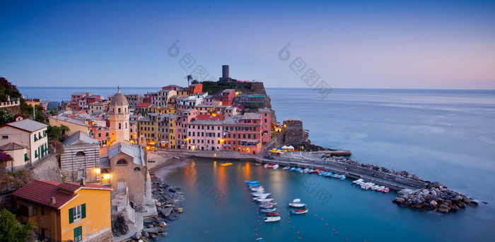 vernazza，cinque terre，意大利