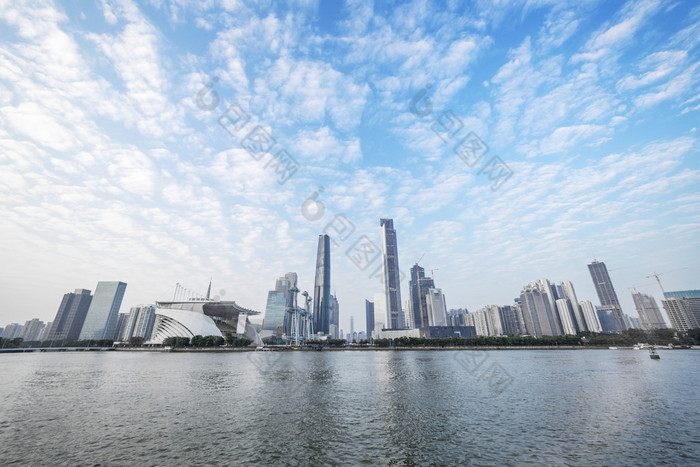 天际线和城市风貌的现代城市广州图片-包图网企业站