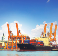 商用船舶和货物集装箱港口使用进口单证