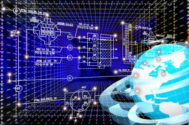 互联网技术。科学和连接