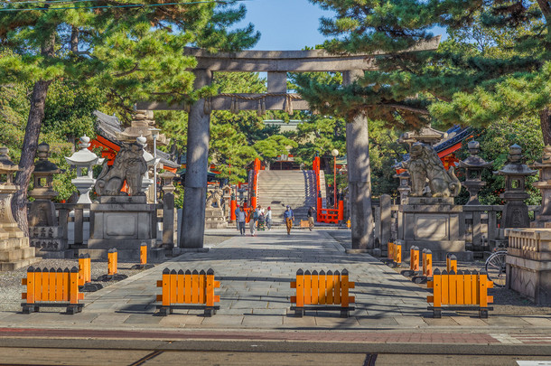 在大阪住吉大神社 (住吉大社)