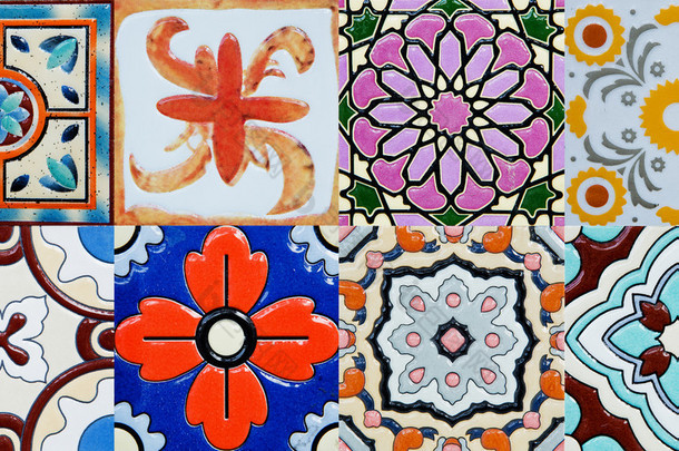 葡萄牙瓷砖的模式.