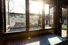 中国老式房子窗户