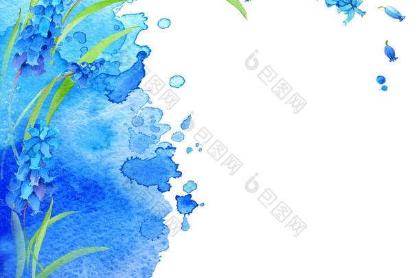 水彩花背景 水彩花背景图片 包图网 水彩花背景 水彩花背景图片 包图网
