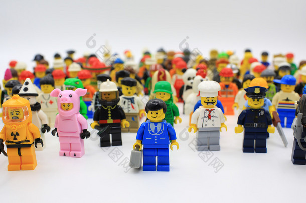 不同<strong>岗位</strong>的乐高 minifigure