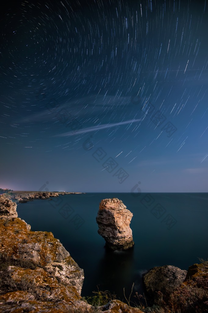 星流迹星辰大海 流星,流星雨,星轨