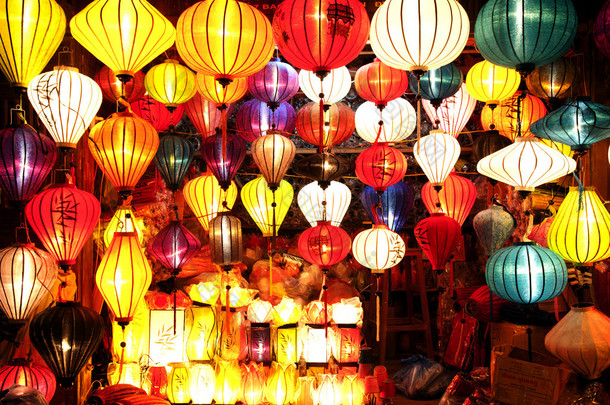 Asian Silk Lanterns