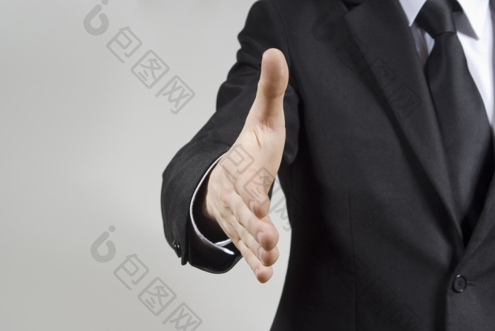 帅哥伸出他的手迎接图片-包图网企业站
